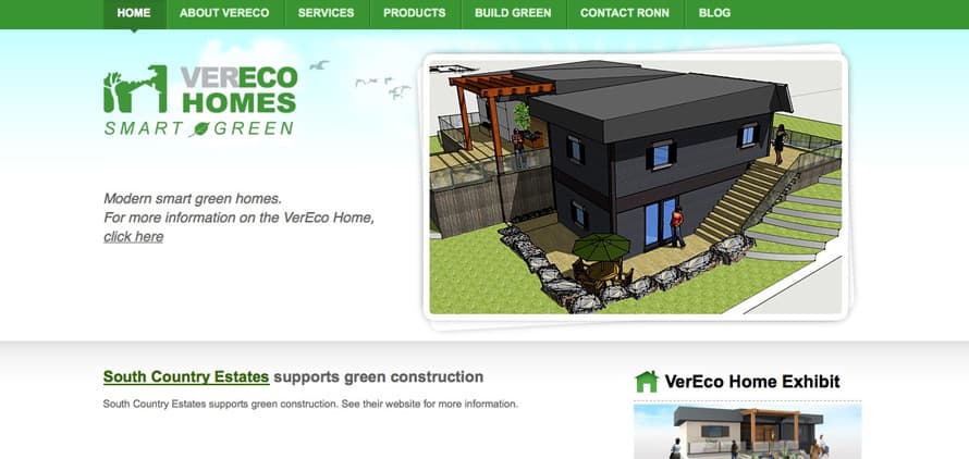 VerEco Homes | Website Project