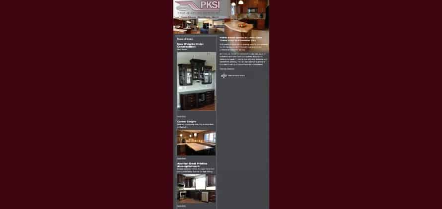 Pristine Kitchens | Website Project