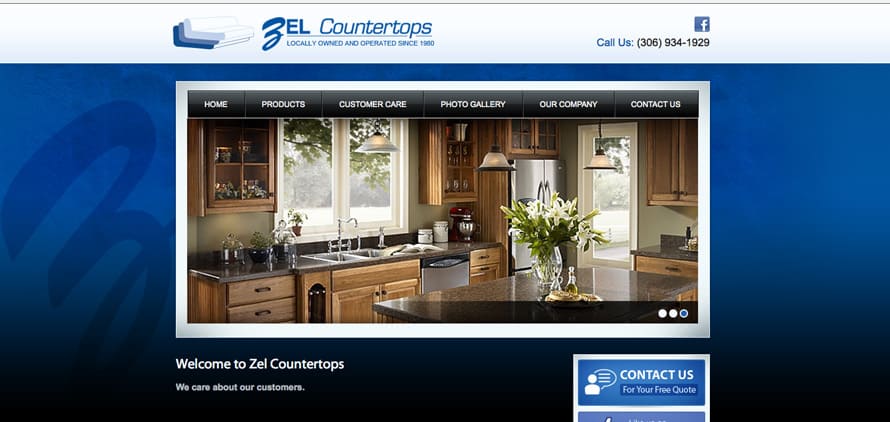 New Website for Zel Countertops