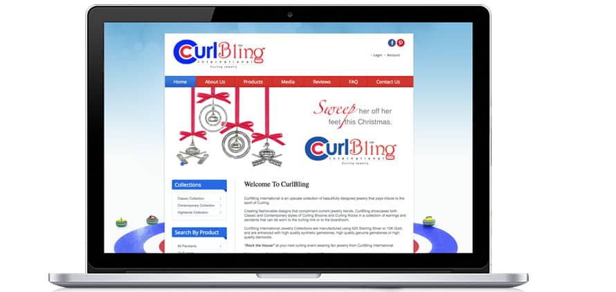 CurlBling | eCommerce Web Design Project