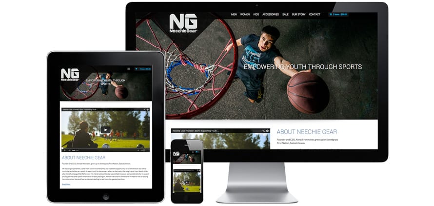 Neechie Gear | Shopify & Responsive Web Design Project