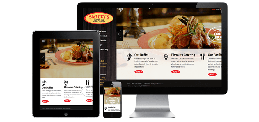 Smiley’s Buffet and Event Center | Responsive Web Design Project