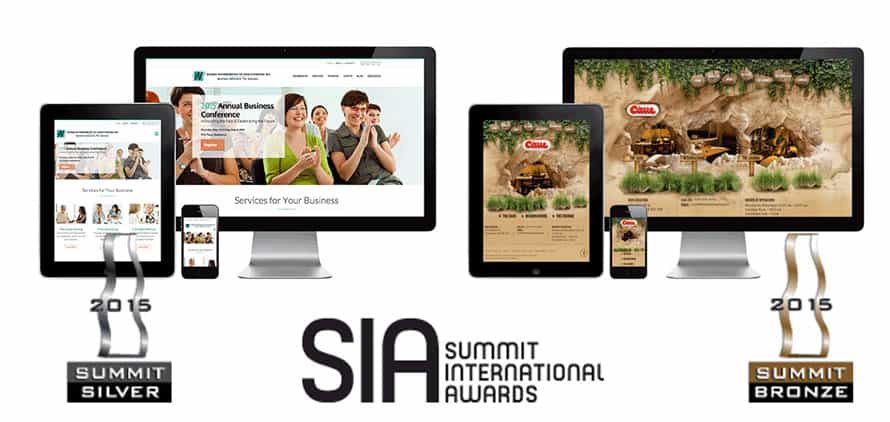2 Web Design takes home two Summit International Awards