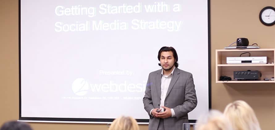 Getting Started with a Social Media Strategy presentation