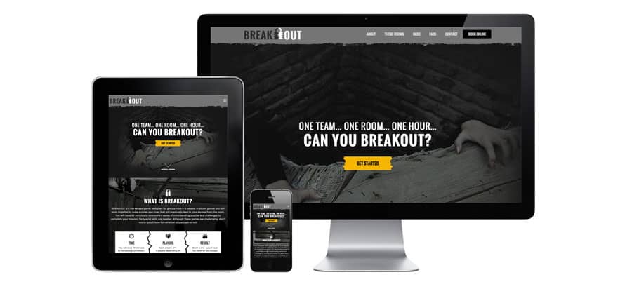 New Business Website that Challenges You to BREAKOUT