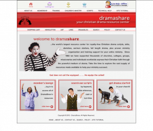 DramaShare old website design